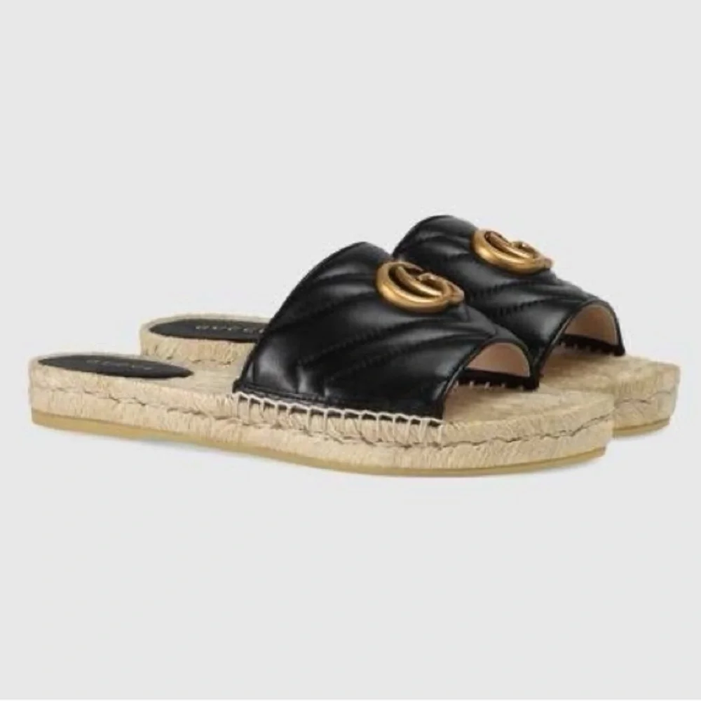 GUCCI Marmont Matelasse Espadrilles - Picture 3 of 11